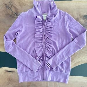 Evy's Tree Lavender Zip-Up Jacket Size Large